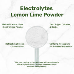 DEAL SUPPLEMENT Electrolytes powder being stirred into water for easy daily hydration.