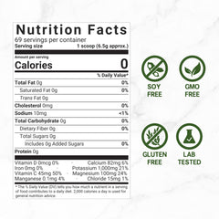 DEAL SUPPLEMENT Electrolytes powder with glass of water shows lemon-lime dissolution.