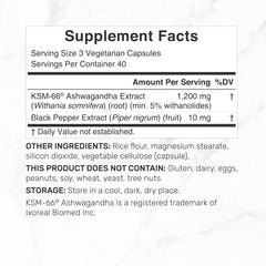 DEAL SUPPLEMENT KSM66 Ashwagandha capsules for daily balance and energy