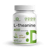 DEAL SUPPLEMENT L-Theanine 400mg bottle front view promotes calm focus.