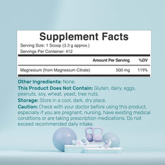 Deal Supplement unflavored magnesium powder with scoop for digestion-friendly daily use.