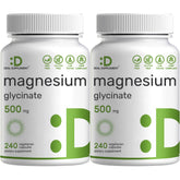 Deal Supplement magnesium glycinate bottle for easy absorption and daily wellness.