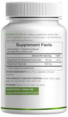 Deal Supplement magnesium glycinate capsules in vegetarian form for gentle digestion.