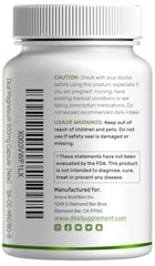 Deal Supplement magnesium glycinate label closeup highlighting chelated magnesium.