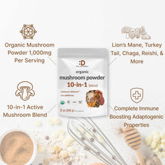 DEAL SUPPLEMENT powder stirred into coffee for sustained focus