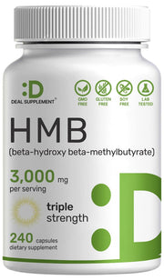 Deal Supplement Ultra Strength HMB bottle front for lean muscle support.