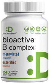 DEAL SUPPLEMENT Bioactive B Complex bottle front view for daily wellness.