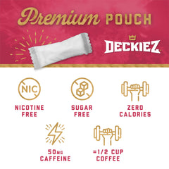 Deckiez Energy Pouches Mint flavor pack with a cool, refreshing taste
