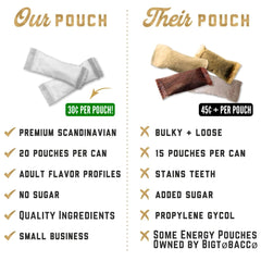 Deckiez Energy Pouches Wintergreen flavor pack ready to enjoy a refreshing lift