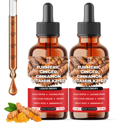 DEDICAD 11in1 turmeric liquid bottle pour, easy daily dosing for ongoing wellness