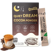 Deepure Nighttime Cocoa packets shown for a convenient 20-pack nightly ritual