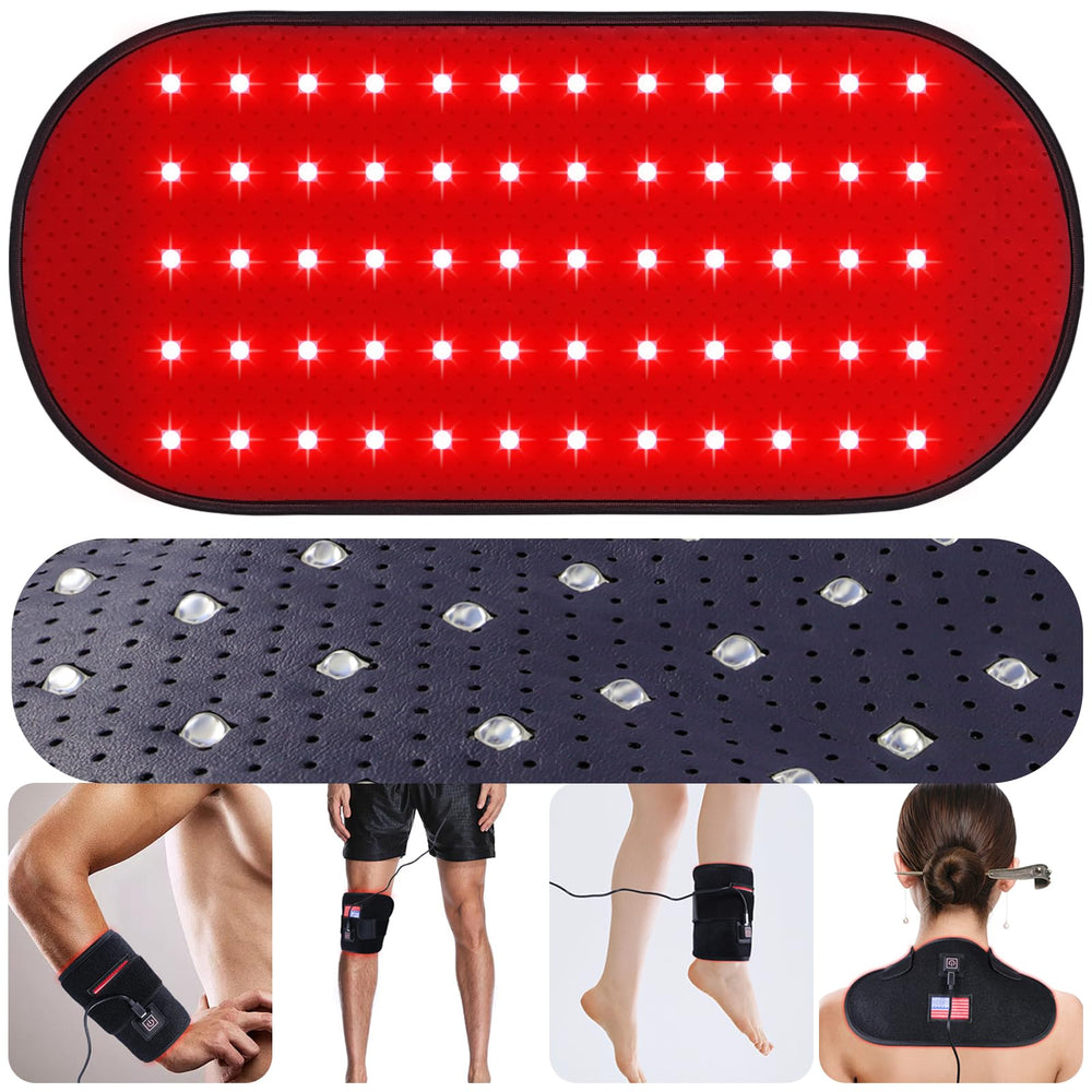 Deerbaba red light therapy body pad with dual wavelengths for targeted relief.
