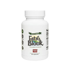 The Delgado Protocol for Health EstroBlock Vitality bottle promotes daily wellness.