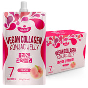 DELIEF peach-flavor konjac jelly pack-shot for easy on-the-go snacking.