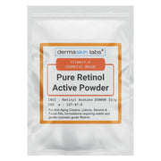 Dermaskin Labs Vitamin A Retinyl Acetate powder close-up for cosmetic use