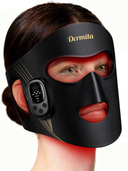 Dermita red light face mask front view for at-home skincare routine.