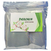 DEROWN 4Pcs cotton flannel pack for absorbent castor oil use, mess-free comfort.