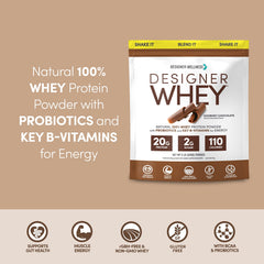 Designer Wellness Designer Whey shaker-glass ready for quick, on-the-go shakes