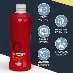 Detoxify Mega Clean guarana-seed natural energy lift for daytime use.