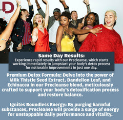 Detoxify Precleanse dandelion ingredient emphasizing liver support