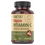 DEVA Vegan Vitamin C bottle with tablets for everyday wellness