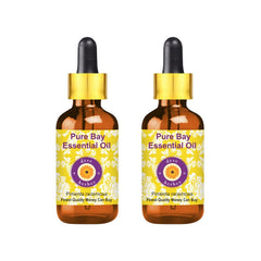 deve-herbes Bay essential oil bottle close-up for aromatherapy and skin care