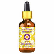 Deve Herbes Blue Cypress oil bottle with dropper for precise application in skincare