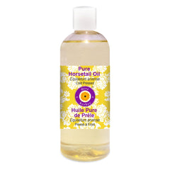 Deve Herbes Horsetail Oil bottle front, pure carrier oil for skin and hair nourishment.