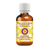 Dève herbes juniper berry essential oil bottle closeup for cosmetic use