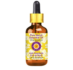 Deve Herbes Neroli oil bottle dropper for precise, mess-free application.