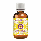 Deve Herbes Radish Seed Oil bottle front for skin care and massage.