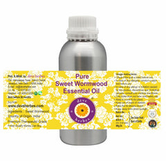 deve herbes Sweet Wormwood bottle pour demonstrates easy, mess-free dosing.