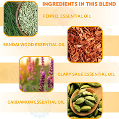 Devinez Sacral Chakra Oil dropper enables precise dosing for calming aromatherapy