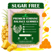 DEWANG Feminine Balance Gummies bottle highlights daily pH support and confidence