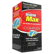Dexatrim Max Complex 7 bottle front view showing dual-action weight support
