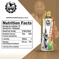 Dexter Jackson Gold Series L-Carnitine 3200 green apple flavor packaging