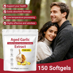 Dgtkayi aged garlic softgels bottle side view showing compact on the go packaging