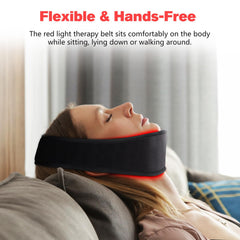 DGXINJUN chin wrap with near-infrared warmth for facial contouring.