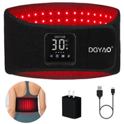 DGXINJUN cordless red light wrap front view for portable back therapy