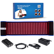 DGXINJUN red infrared belt front view for home back pain relief.