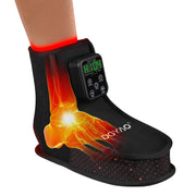 DGXINJUN red light therapy boots front view for targeted foot and ankle relief.