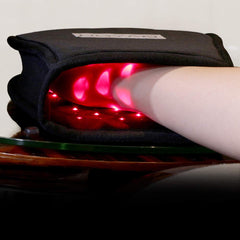 DGXINJUN hand pad with 660nm LEDs delivers targeted light therapy.
