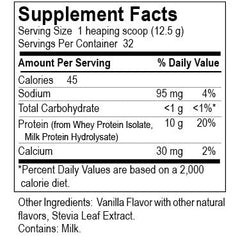 Dialyvite Wisconsin Supreme Whey shake in glass for easy blending