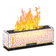 Diffuserlove flame diffuser 200ml on desk with realistic flame glow for ambience
