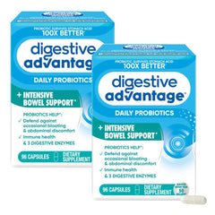 Digestive Advantage IBS Probiotics bottle with 96-day supply supports gut health