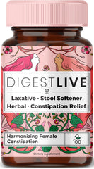 DigestLive laxative bottle view showing a plant-based option for occasional digestive comfort.