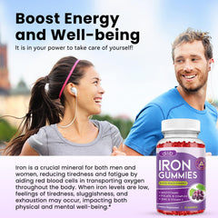 Dilib Iron Gummies energy focus during study or workouts