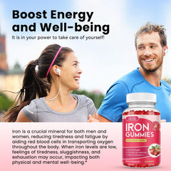 Dilib Iron Gummies serving spoon ready for a fast daily dose.