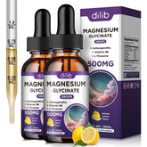 DILIB Magnesium Glycinate Drops bottle with advanced formula for stress support