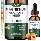 Dilib Magnesium Glycinate Liquid Drops bottle for easy daily stress support